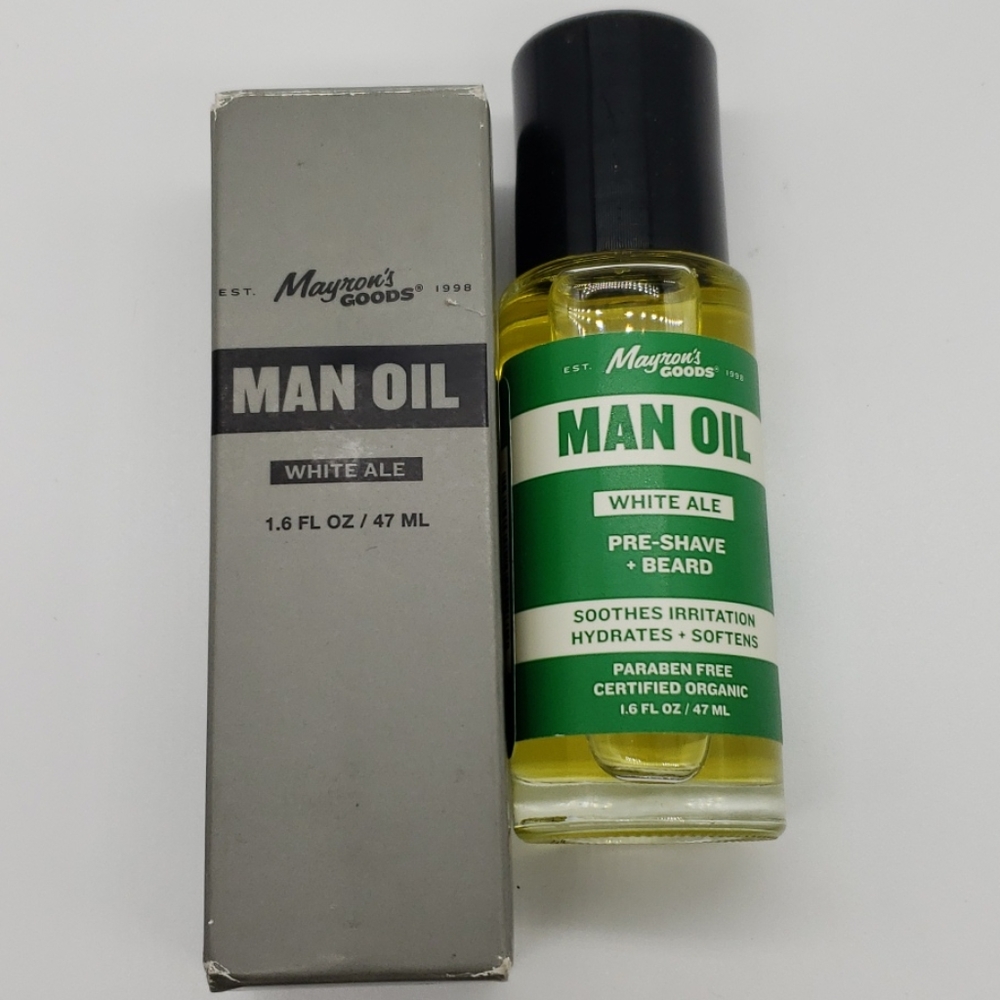 Mayrons Goods White Ale Man Oil Pre-Shave + Beard